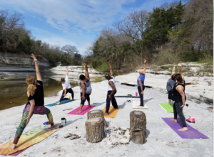 Outdoor yoga